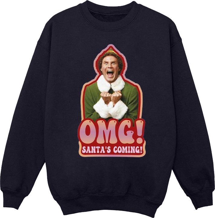 Produktbild Elf Santa's Coming Sweatshirt (5XL)