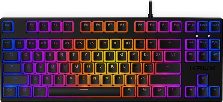Immagine prodotto Krux Klawiatura Atax PRO RGB Pudding Outemu Nero (KRX0127) (US, Cablato)