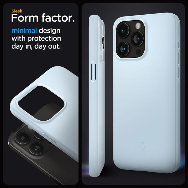 Image du produit Spigen Thin Fit, bleu muet - iPhone 15 Pro Max (Apple iPhone 15 Pro Max)