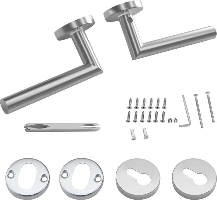 Immagine prodotto Intirilife Set di maniglie per porte con viti (Maniglia della porta)