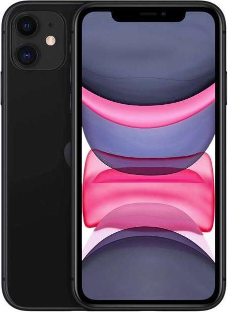 Actual product image Trant.ch iPhone 11 (64 GB, Black, 6.10", SIM + eSIM, A / Like new)