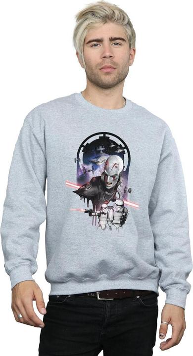 Actual product image Star Wars Mens Rebels The Grand Inquisitor Sweatshirt (L)
