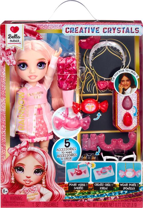 Actual product image Nobrand Rainbow High Crystal Fashion Doll Bella