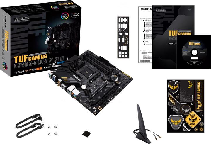 Image du produit ASUS TUF GAMING B550M-PLUS WLAN II (AM4, AMD B550, mATX)