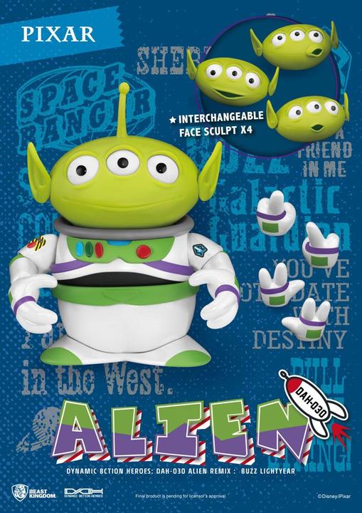 Produktbild Beast Kingdom Toy Story figurine Dynamic Action Heroes Alien Remix Buzz Lightyear 16 cm