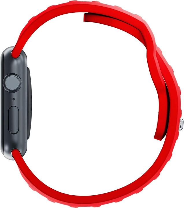 Image du produit 3MK Silicone Watch Strap czerwony/red dla Apple Watch 42/44/45/49mm (Silicone, Acier inoxydable, 3, 4, 9, Extrémiste)