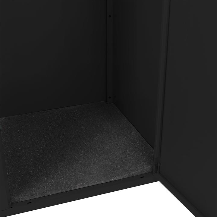 Immagine prodotto Wiltec Cassetta per pacchi Cassetta per lettere nera 46x45x140cm Cassetta per pacchi a casa Pacchi