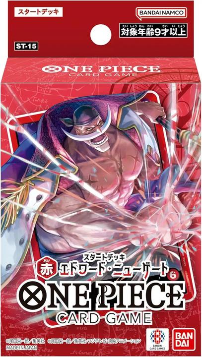 Image du produit One Piece Starter Deck Red Edward Newgate - ST-15 - Card Game - JPN (Japonais, Pack de boosters)