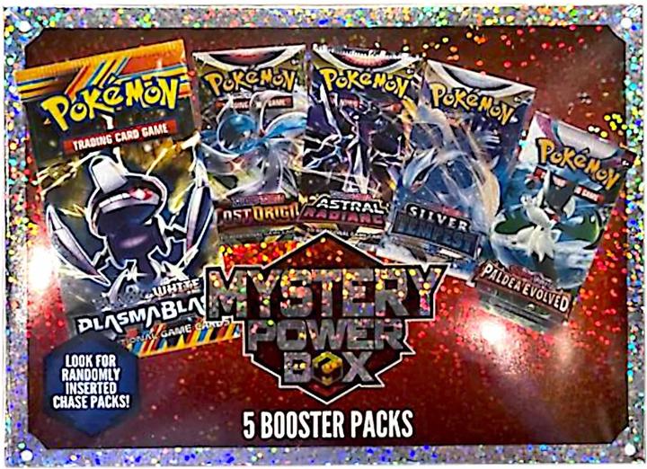 Image du produit Pokémon TCG Walmart Mystery Power Box Holiday (Anglais, Affichage du booster)