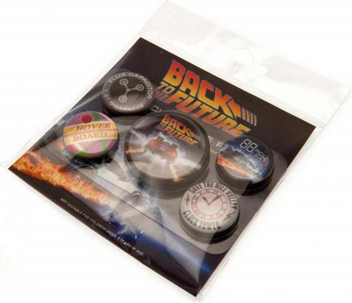 Image du produit Back to the Future Set de badges 5pcs