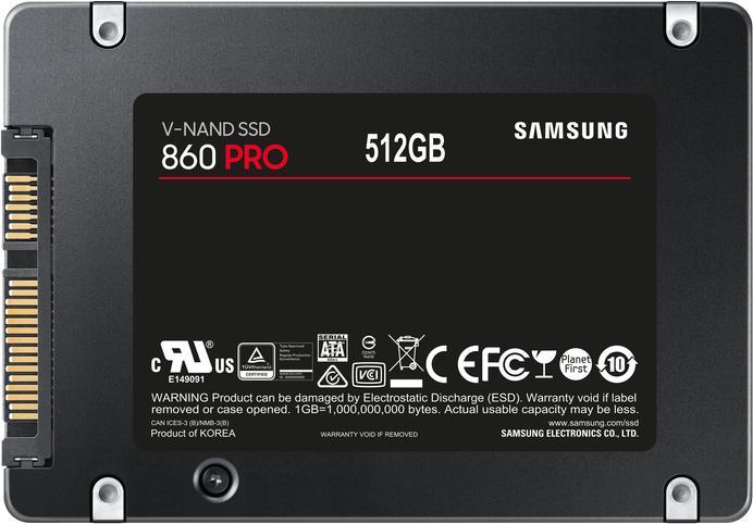 Produktbild Samsung 860 Pro (512 GB, 2.5")
