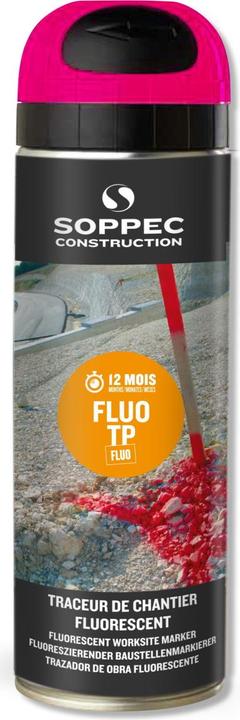 Actual product image Soppec Marking spray Fluo TP pink (Pink, 0.50 l)