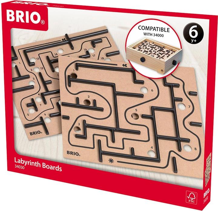 Image du produit Brio Plaques de rechange du labyrinthe (Allemand, Anglais, Italien)