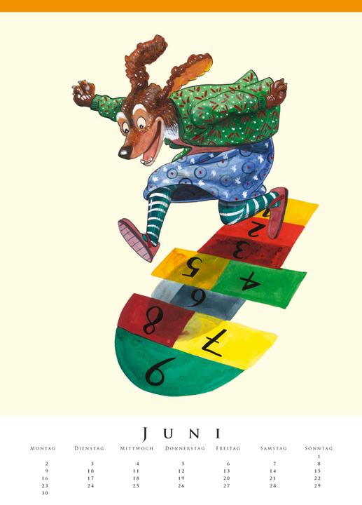 Produktbild Leonard Erlbruchs Kinderzimmerkalender 2025 (Harter Einband, Deutsch)