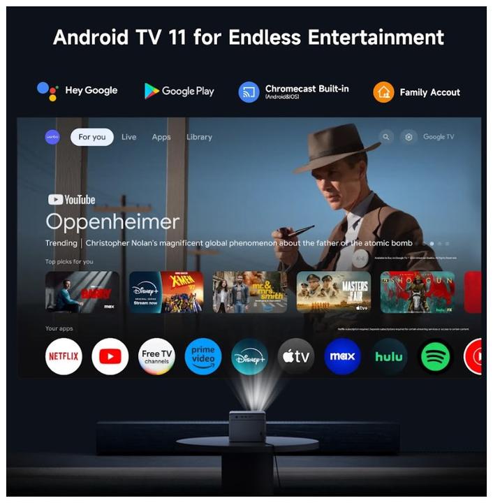 Image du produit Xiaomi Wanbo DaVinci 1 Pro EU (Full HD, 600 lm, 1.33:1)
