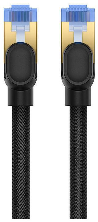 Actual product image Baseus Braided network cable cat.7 Ethernet RJ45, 10Gbps, 5m (black) (S/UTP, CAT7, 5 m)