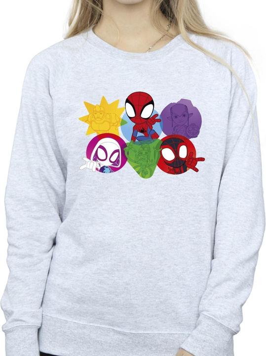 Image du produit - Sweat SPIDEY AND HIS AMAZING FRIENDS FACES - Femme (4XL)