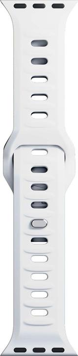 Produktbild 3MK Silicone Watch Strap biały/white dla Apple Watch 42/44/45/49mm (Edelstahl, Silikon, 3, 4, 9, Ultra)