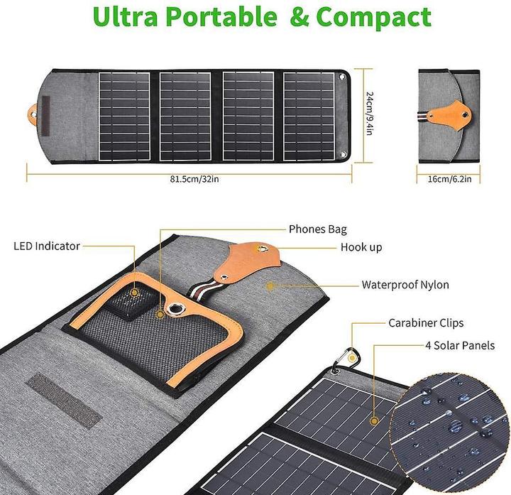 Produktbild Choetech Solarpanel (22 W, 0.87 kg)