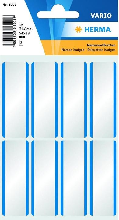 Image du produit Herma Étiquettes de nom amovibles