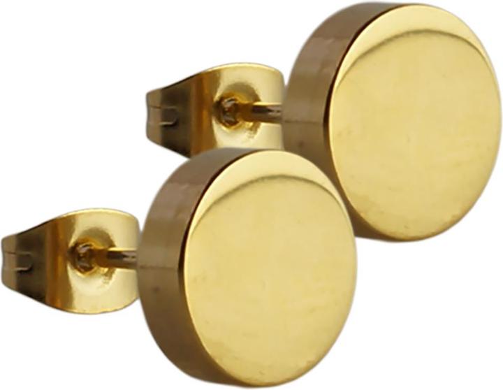 Produktbild Star Piercing Ohrstecker Fake Plug vergoldet (Chirurgenstahl 316L, ohne Messing)