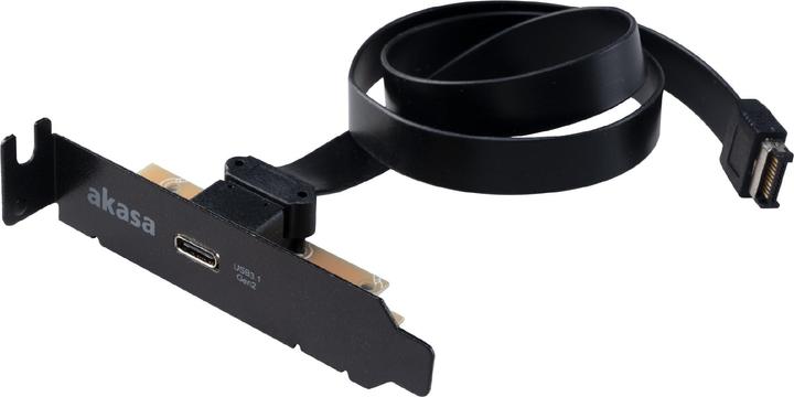 Actual product image Akasa Low Profile PCI Bracket Adapter, USB 3.1 Type C