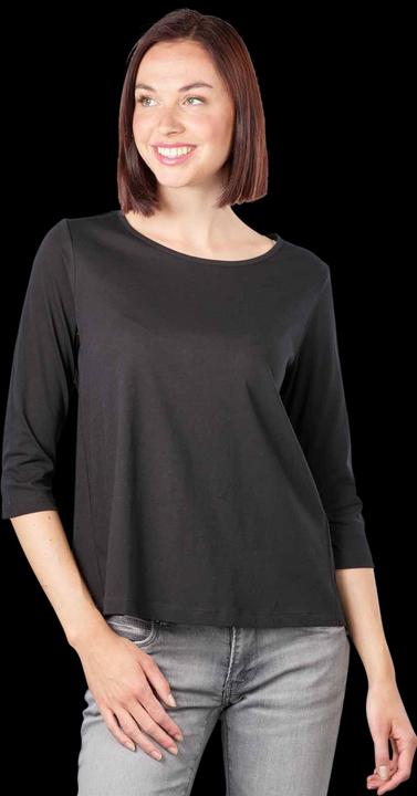 Produktbild Marc O'Polo Round Neck T-Shirt 3/4 Sleeve Black (XS)