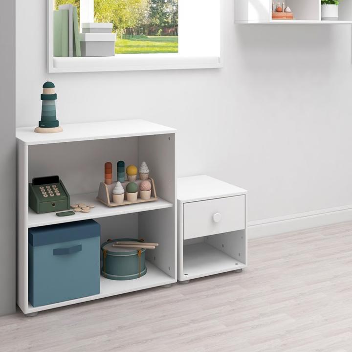 Immagine prodotto Flexa Comodino Roomie Bianco/Bianco