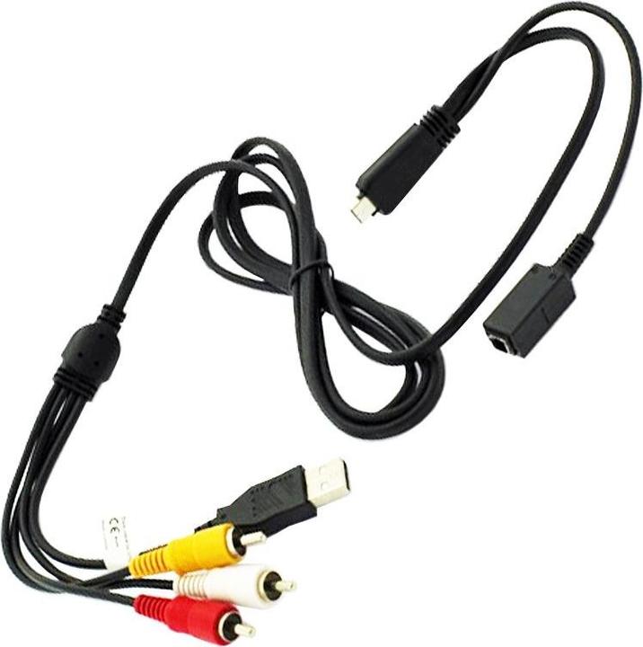 Image du produit XCell Câble de connexion USB/AV adapté à Sony Cyber-Shot, VMC-MD3 (Câble)