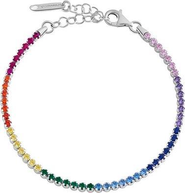 Brosway - Tennis bracelet with colorful cubic zirconia Fancy Joyful Rainbow FJR08