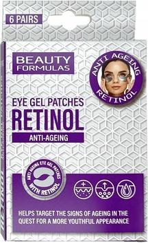 Beauty Formulas Eye Gel Patches Retinol Anti-Aging Under Eye Patches With Retinol - 6 Pairs (Patches)