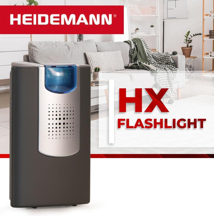 Produktbild Heidemann Funkgong Set HX Flashlight (mit Blitzlicht) (Funk)