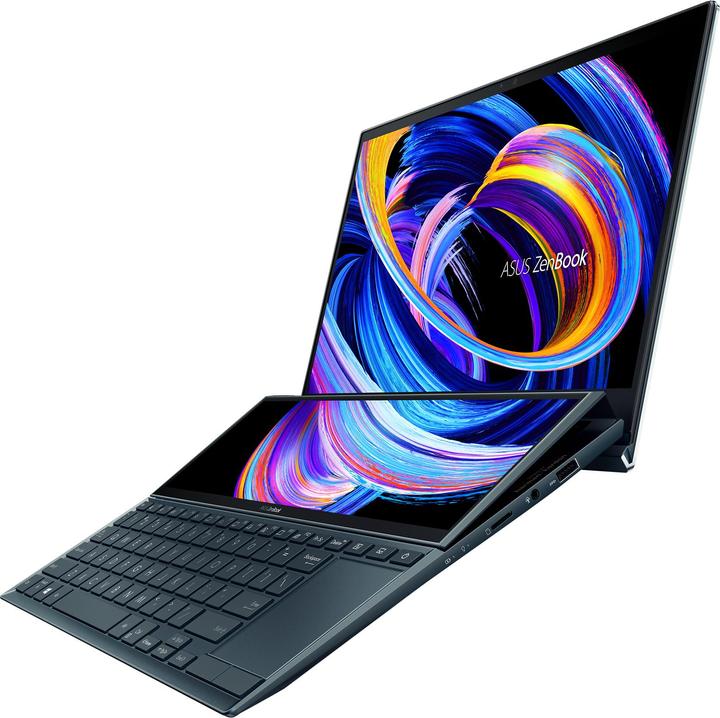 Productafbeelding ASUS ZenBook Duo 14 UX482EG-HY016R - Core i7 1165G7 / 2,8 GHz - Win 10 Pro - 32 GB RA (14", Intel Core i7-1165G7, 32 GB, 1000 GB, NL)