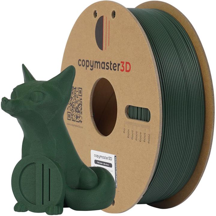 Image du produit Copymaster3D Filament carbone PLA pour imprimante 3D, 1,75 mm, vert (Carbone, 1.75 mm, 1000 g, Vert)
