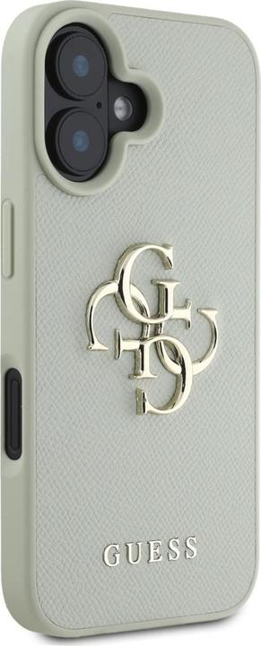 Produktbild Guess Hardcase PU Grained Big 4G and Classic Logo Case for iPhone 16 6,1" Green (Apple iPhone 16)