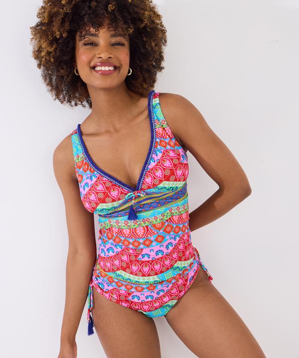 Produktbild Joe Browns Patchwork Tassel Trim Tankini Top (42)