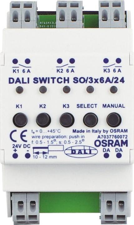 Immagine prodotto Osram INTERRUTTORE DALI SO - 0 - 45 °C - 54 mm - 96 mm - 62 mm - 169.53 g