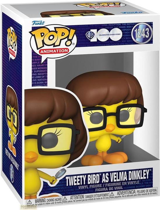 Image du produit Funko POP Looney Tunes Tweety Bird as Velma Dinkley