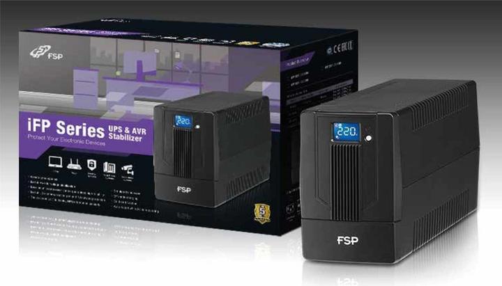Actual product image Fortron UPS iFP1000 Line-interactive 1000VA (1000 VA, 600 W, Line-interactive UPS)