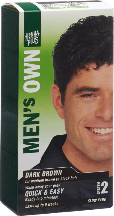 Actual product image Hennaplus Men's Own (Dark brown)
