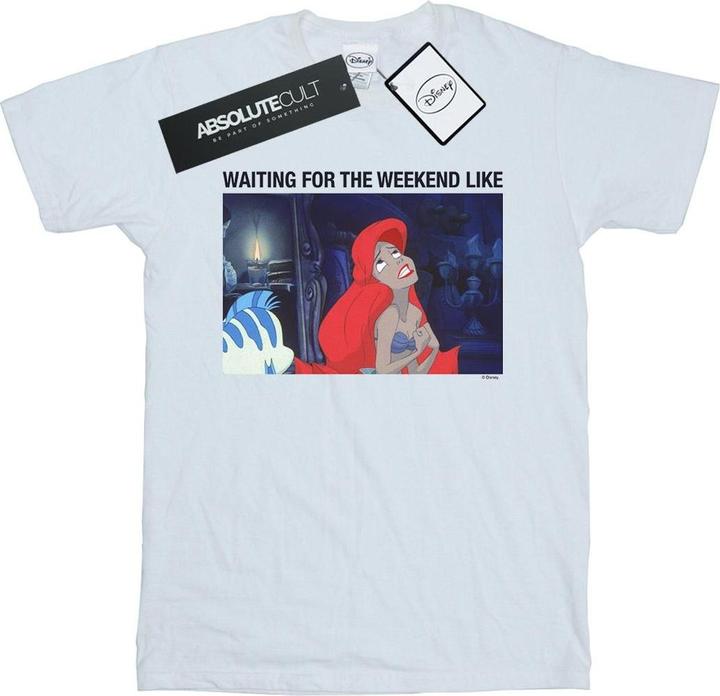 Produktbild Disney The Little Mermaid Waiting For The Weekend TShirt (L)