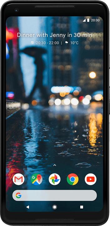 Google Pixel 2 XL (128 GB, Just Black, 6", Single SIM, 12.20 Mpx, 4G)
