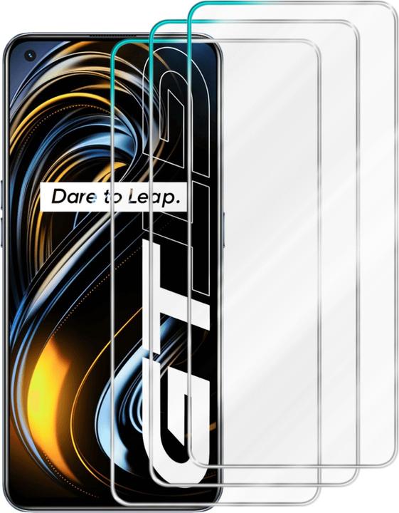 Immagine prodotto Cadorabo 3x Pellicola protettiva per Realme GT / GT Neo 2T / Q3 PRO (3 Pezzo/i, Realme Q3 Pro 5G, Realme GT Neo 2T)
