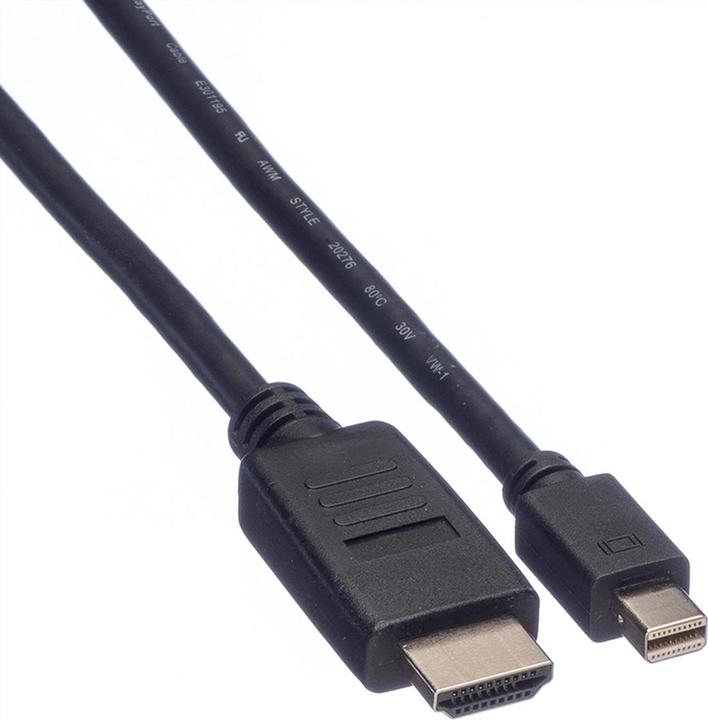 Value Mini DisplayPort — HDMI (Typ A) (1 m, DisplayPort, HDMI)