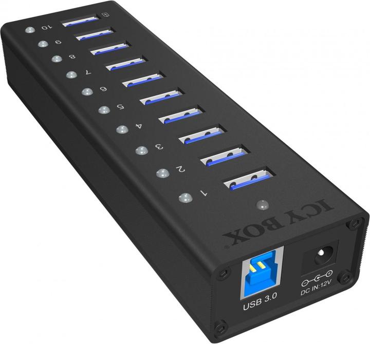 Image du produit Icy Box Ib-Ac6110 (USB-B, 10 Ports)