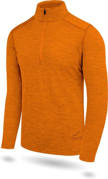 Immagine prodotto Normani Herren Merino Langarm mit 1/4 Zipper Canberra - 1583 (3XL)