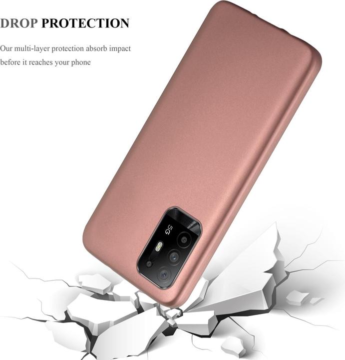 Actual product image Cadorabo TPU Matt Metallic Sleeve (Oppo A94 5G)