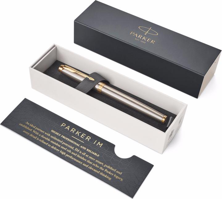 Immagine prodotto Parker Pen IM metallo spazzolato G.C. (Argento, 1 x)