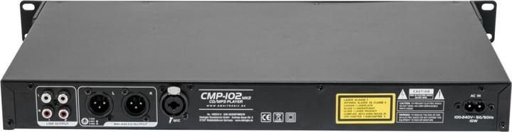 Actual product image Omnitronic DJ Single CD Player 19 inch CMP 102 MK2