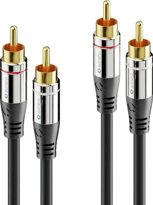 Actual product image Sonero Audio cable cinch - cinch 3 m (3 m, Cinch)
